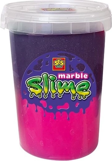 SES slime marmurkowy różowo‑fioletowy 200 g