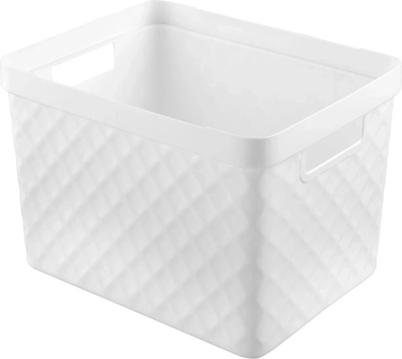 Plastowy koszyk HEIDRUN 36 × 27 × 23 cm, mix kolorów