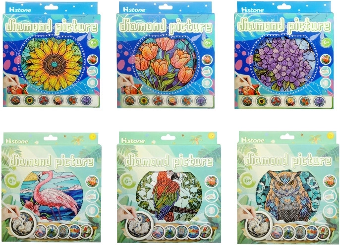 Diamentowa mozaika – obrazek w ramce - 1 sztuka