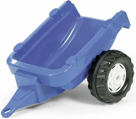Niebieska jednoosiowa przyczepa do traktora Rolly Kid