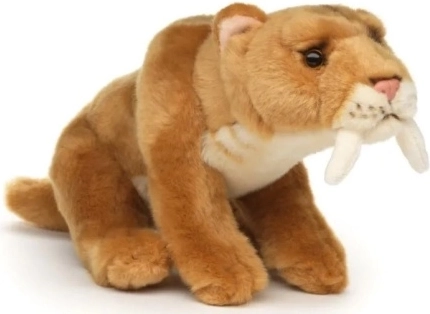 Pluszowy tygrys szablozębny Eco-friendly 25 cm