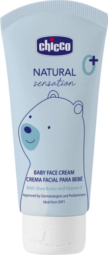 Chicco krem do twarzy dla dzieci z masłem shea i witaminą E Natural Sensation 50 ml