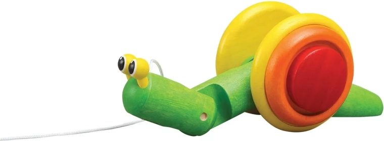 PlanToys ślimak do ciągnięcia
