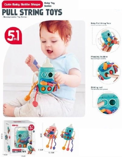 Sensoryczna grzechotka butelka dla dzieci