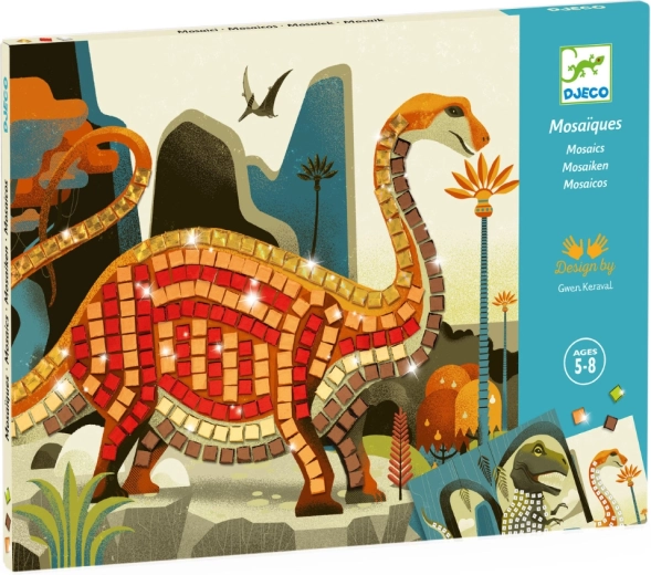 Djeco mozaikowe obrazki Dinozaury