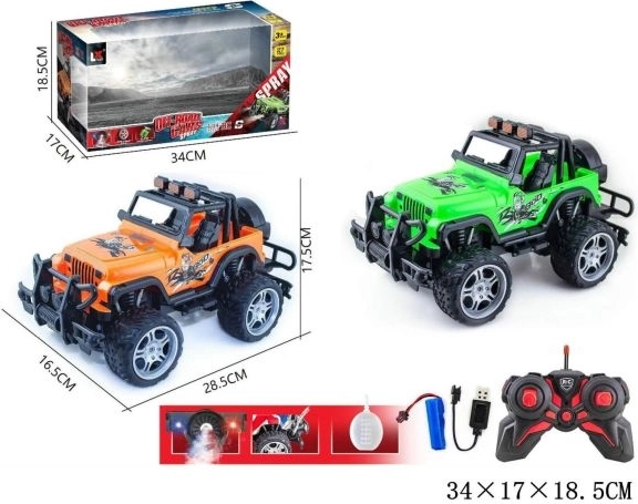 Jeep sterowany radiowo z ładowarką