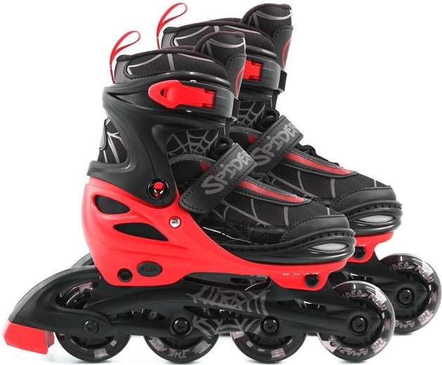 Rolki inline Spiderman 3 w 1 z kółkami LED