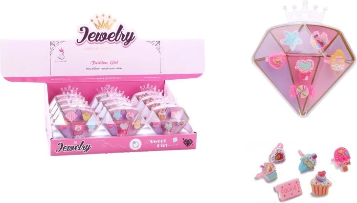 Plejo zestaw dziecięcych pierścionków