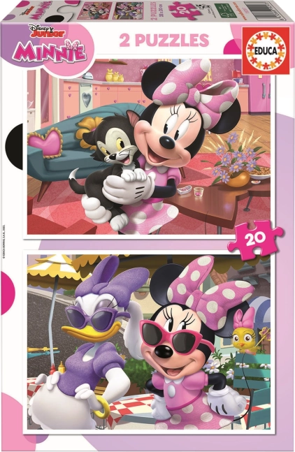 Educa puzzle Minnie 2x20 elementów
