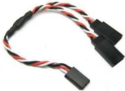 Kabel rozdzielający Y do serwa Futaba 30 cm (skręcany) – 1 szt.