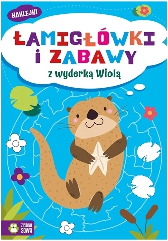 Łamigłówki i zabawy z wyderką Wiolą – dziecięcy zeszyt ćwiczeń z aktywnościami (polski)