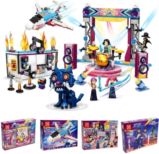 Klocki K‑Pop Demon Hunters 214 elementów