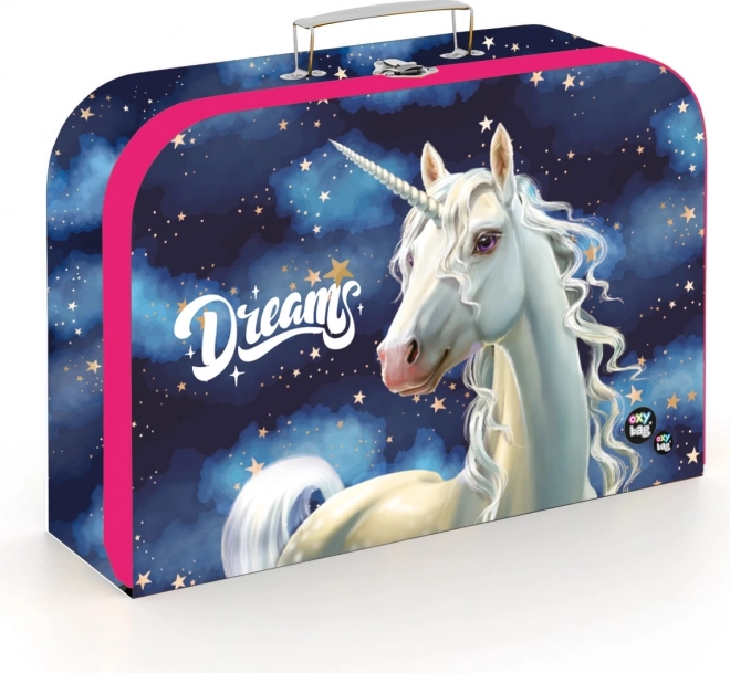 Walizeczka z laminatu 34 cm Unicorn