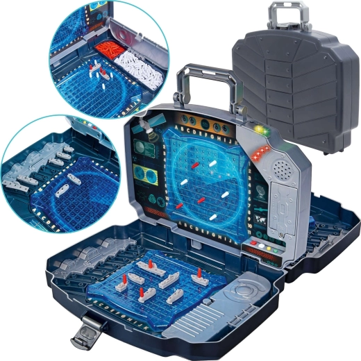 Elektroniczna bitwa morska w walizce ze światłami i dźwiękami, 5+