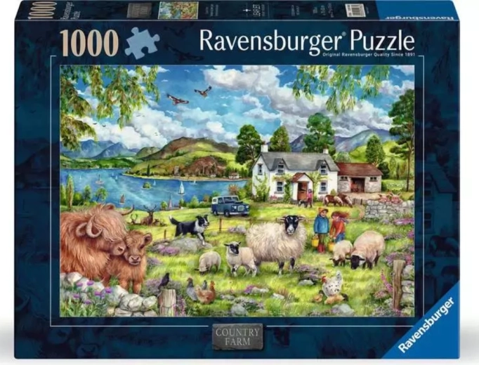 Puzzle Ravensburger Wiejska farma 1000 elementów