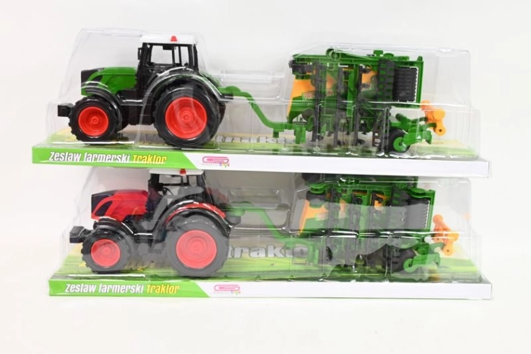 Traktor dziecięcy z maszyną rolniczą