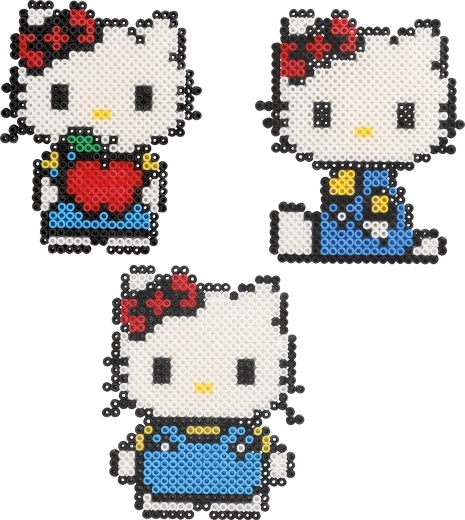 Hello Kitty zestaw koralików do prasowania dla dzieci