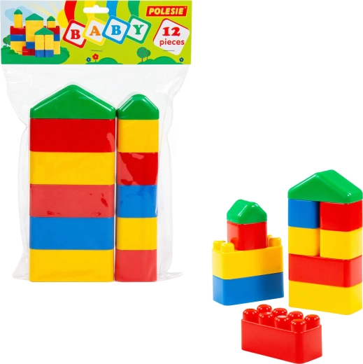 Dziecięce klocki konstrukcyjne Baby 12 szt.