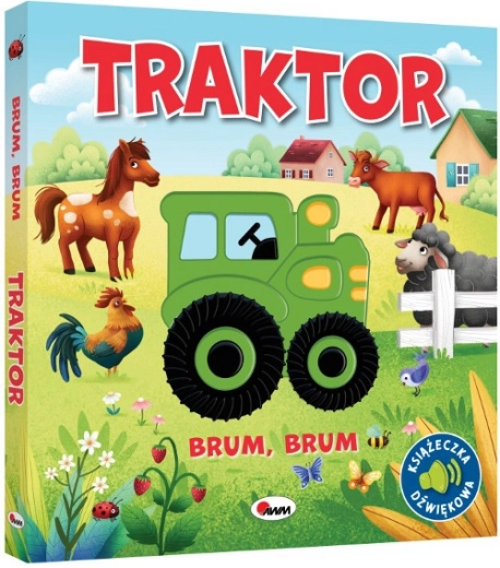 Brum Brum traktor – sensoryczna książeczka dźwiękowa dla dzieci