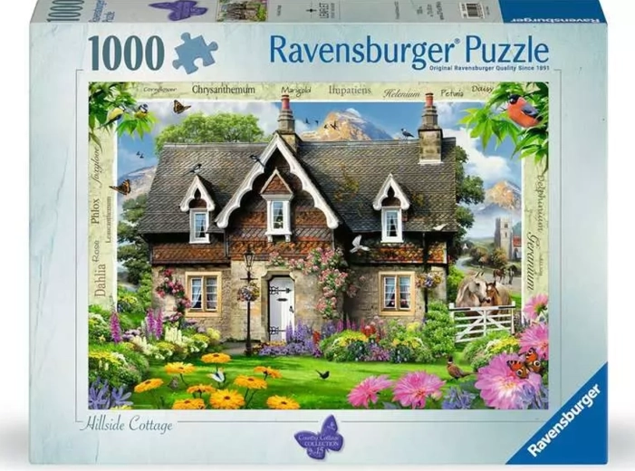 Ravensburger Puzzle Country Cottage: chata na zboczu 1000 elementów
