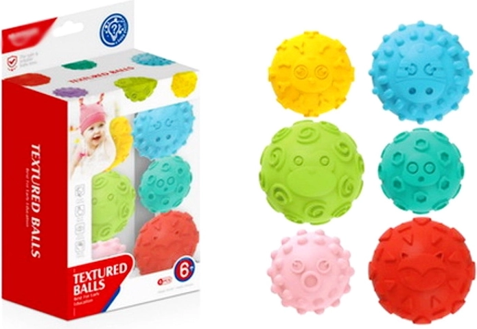 Sensoryczne miękkie piłeczki dla niemowląt