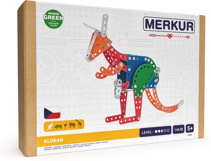 Merkur zoo kangur, 148 elementów