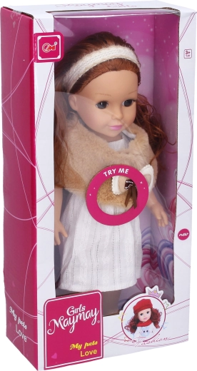 Lalka z koszyczkiem 36 cm - 1 sztuka