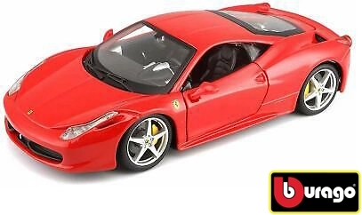 Ferrari 458 Italia czerwona – model od Bburago