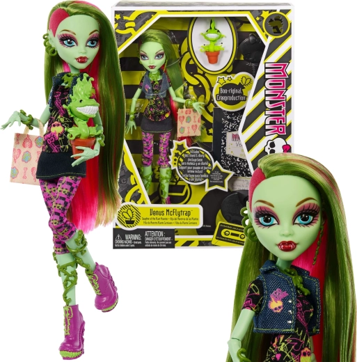 Monster High Venus McFlytrap lalka 26 cm Creeproduction z akcesoriami i pupilkiem