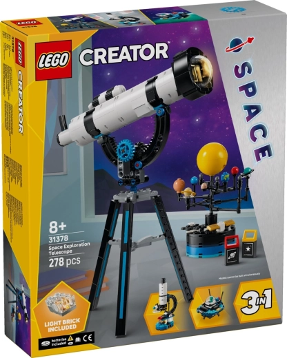 LEGO Creator 3 w 1 teleskop do odkrywania kosmosu