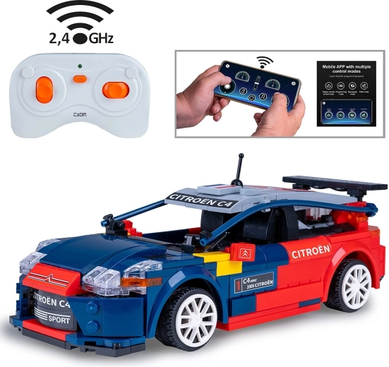 CaDA Citroën C4 WRC 2008 RC zestaw konstrukcyjny 1:20