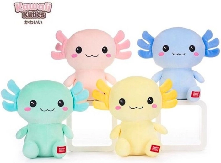 Pluszowy aksolotl Kawaii Kuties 24 cm