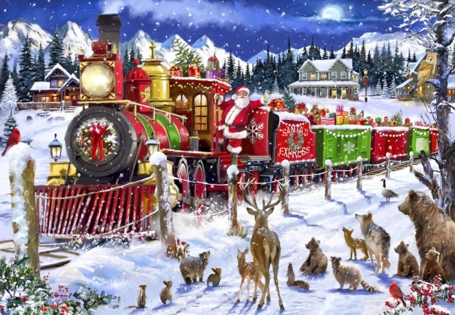 Puzzle Bluebird Santa Express 1000 elementów