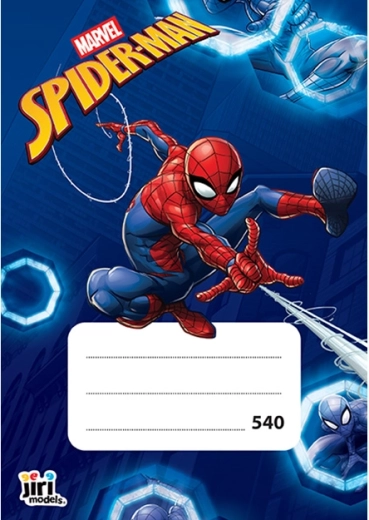 Zeszyt szkolny A5 Spiderman 540 bez linii (40 kartek)