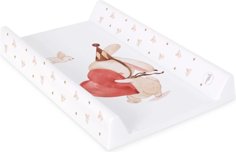 Ceba Baby przewijak 2‑krawędziowy z twardą płytą 50×70 Ultra Light Pierrot