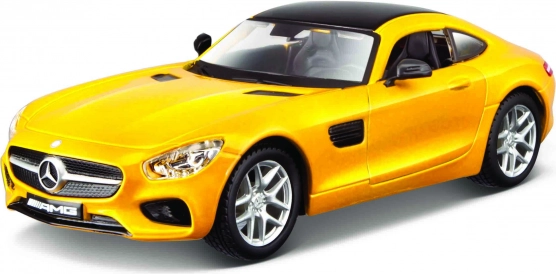 Żółty model Mercedes AMG GT