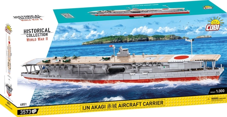 Cobi IJN Akagi lotniskowiec 1:300 (3573 elementów)