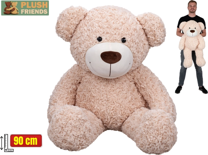 Plush Friends pluszowy miś beżowy 90 cm