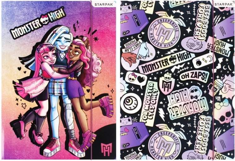Okładka na zeszyty A4 Monster High - 1 sztuka