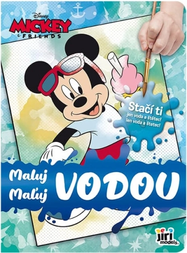 Malowanie wodą Mickey – magiczne kolorowanki