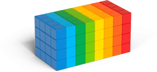 Geomag Magicube Full Color – magnetyczne klocki 128 elementów