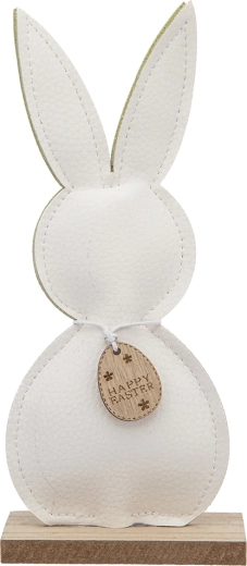 Dekoracyjna figurka zająca z zawieszką 23 cm