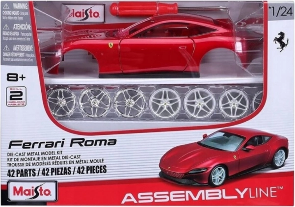 Maisto Assembly Line Ferrari Roma – zestaw do składania modelu auta 1:24