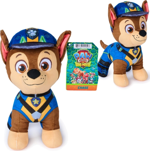 Spin Master Psi Patrol: dino przygoda - pluszak Chase 20 cm - 1 sztuka