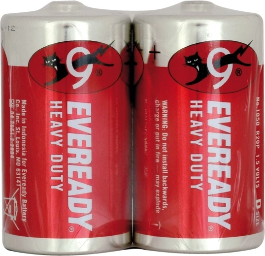 Energizer Eveready Heavy Duty Red baterie D R20 1,5 V, 2 szt.