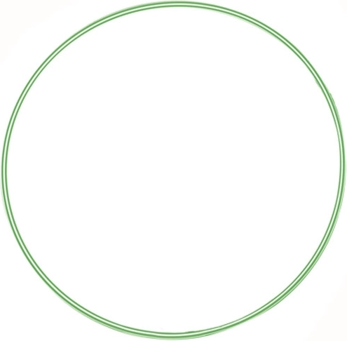 Kolorowe koło Hula Hop 80 cm