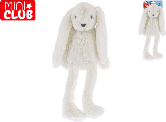 Pluszowy króliczek Mini Club 30 cm – biały