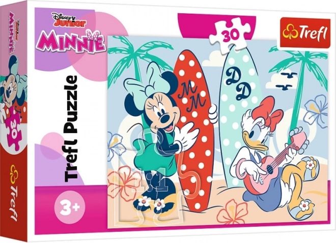 Puzzle Kolorowa Minnie 30 elementów