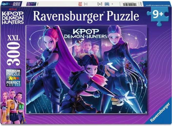 Puzzle Ravensburger K-pop: łowczynie demonów – Rumi, Mira i Zoey (300 elementów)