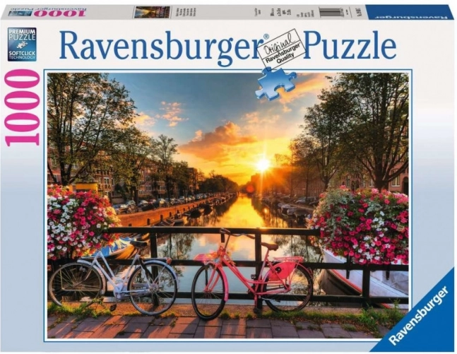 Puzzle 1000 elementów Rowery w Amsterdamie